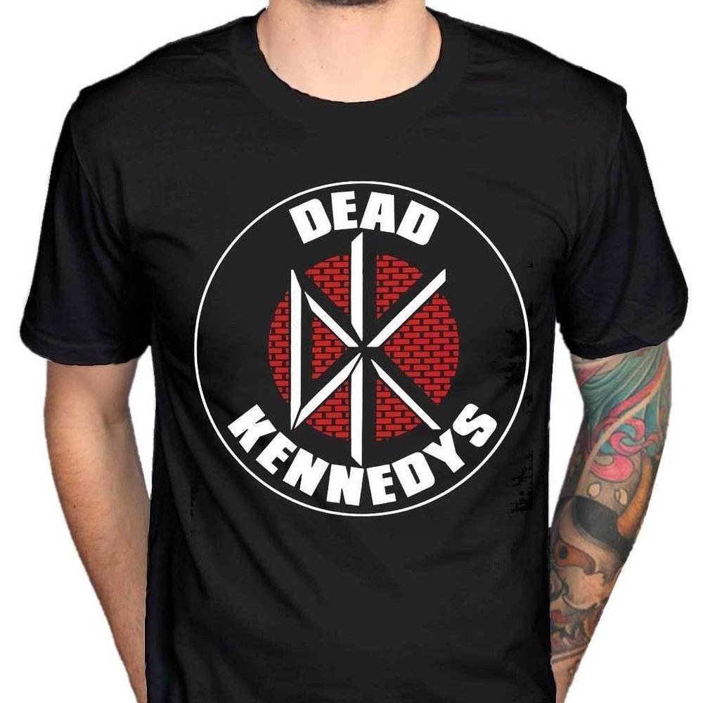 Dead Kennedys Mens Punk Band Brick Logo Hot Topic Shirt New